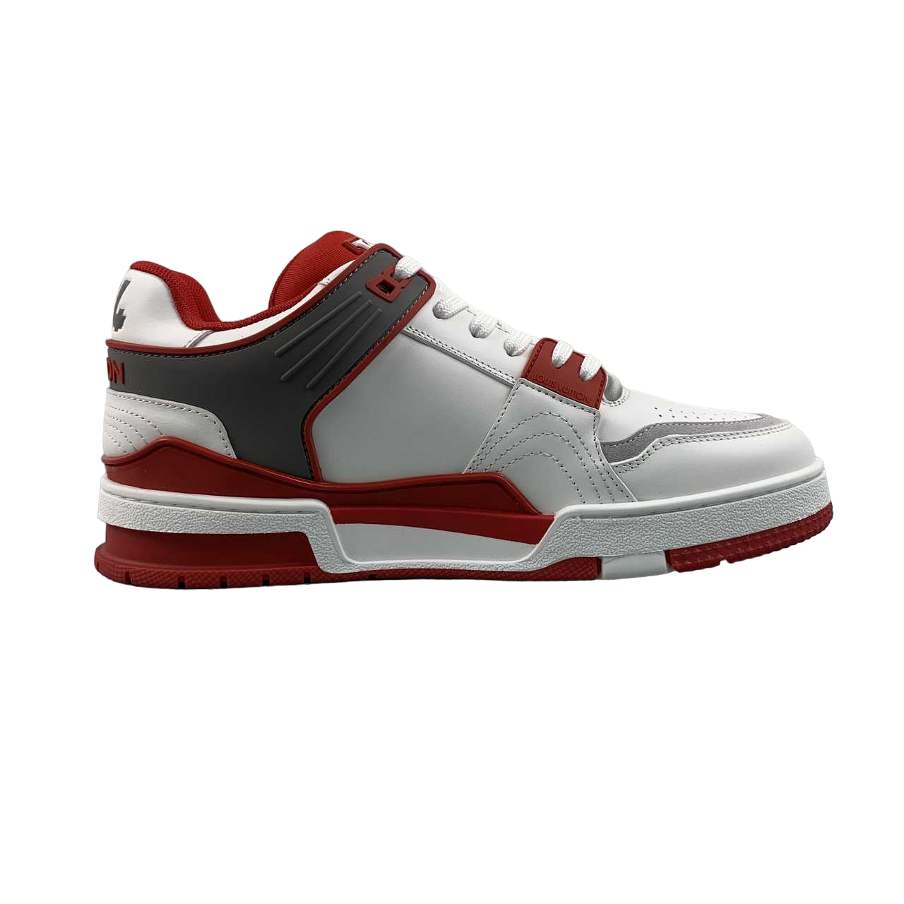 Trainer Bianco &amp; Rosso &amp; Grigio