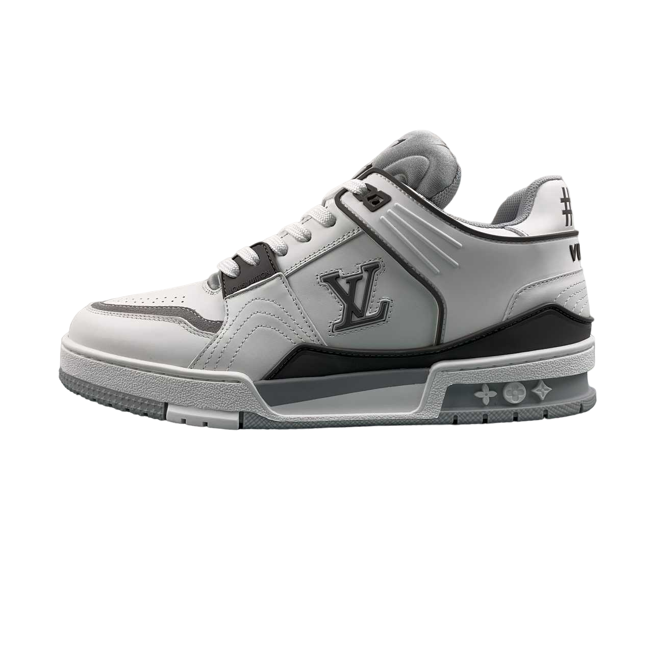 Trainer Bianco &amp; Grigio Scuro