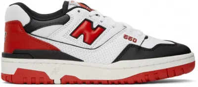 New balance 550 nero/rosso