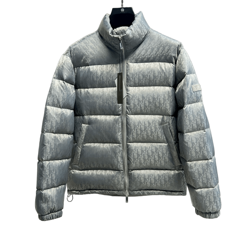 Dior Oblique Down Jacket Technical Jacquard
