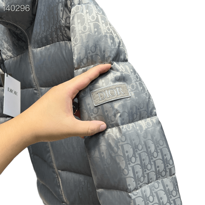 Dior Oblique Down Jacket Technical Jacquard
