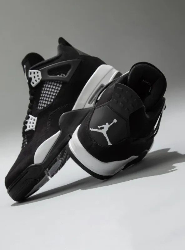 J 4 Retro White Back