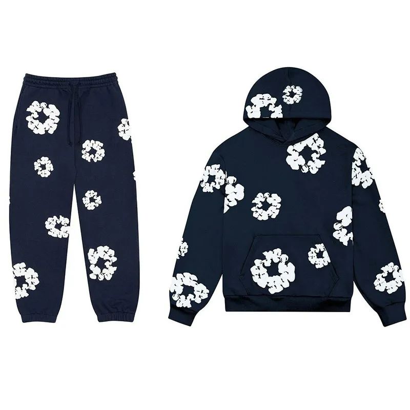 DENIM TEARS Felpa Flowers