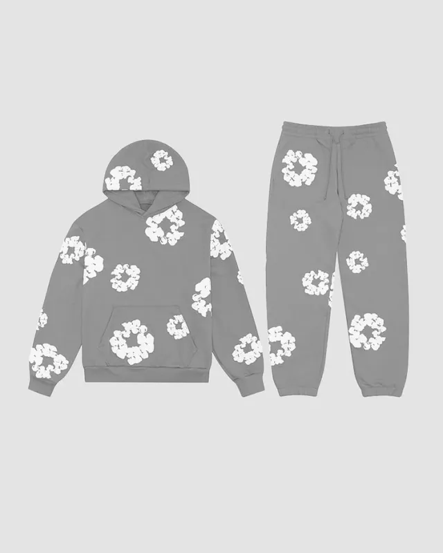DENIM TEARS Felpa Flowers