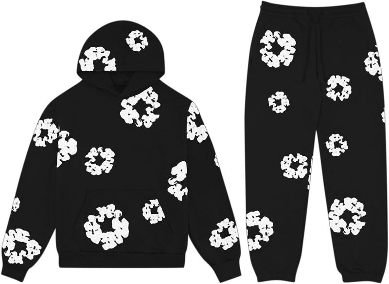 DENIM TEARS Felpa Flowers