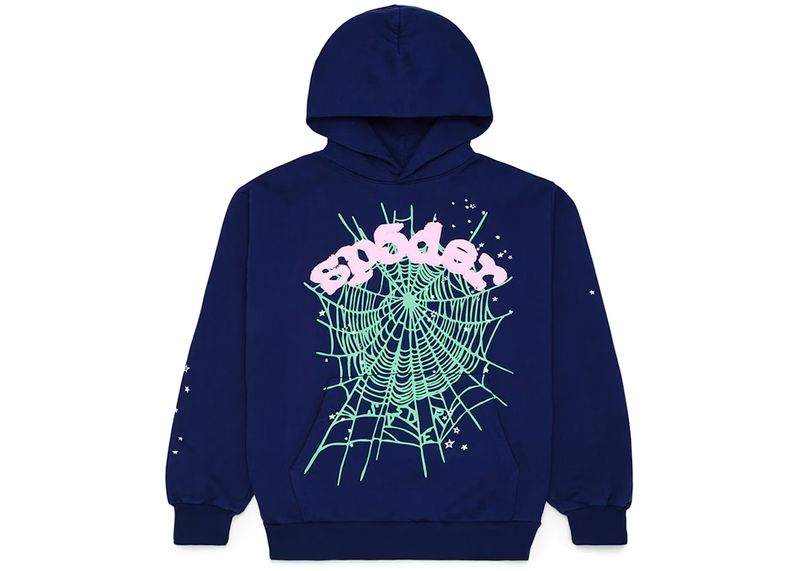 Sp5der Felpa Blu