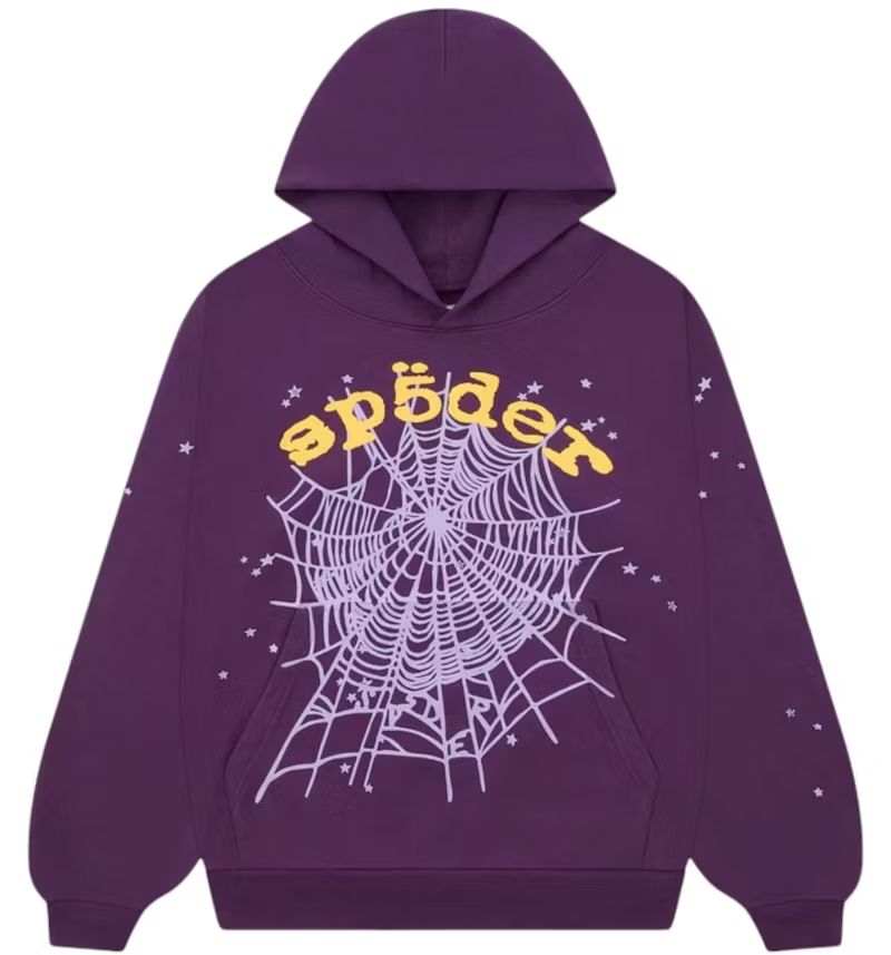 Sp5der Felpa Viola