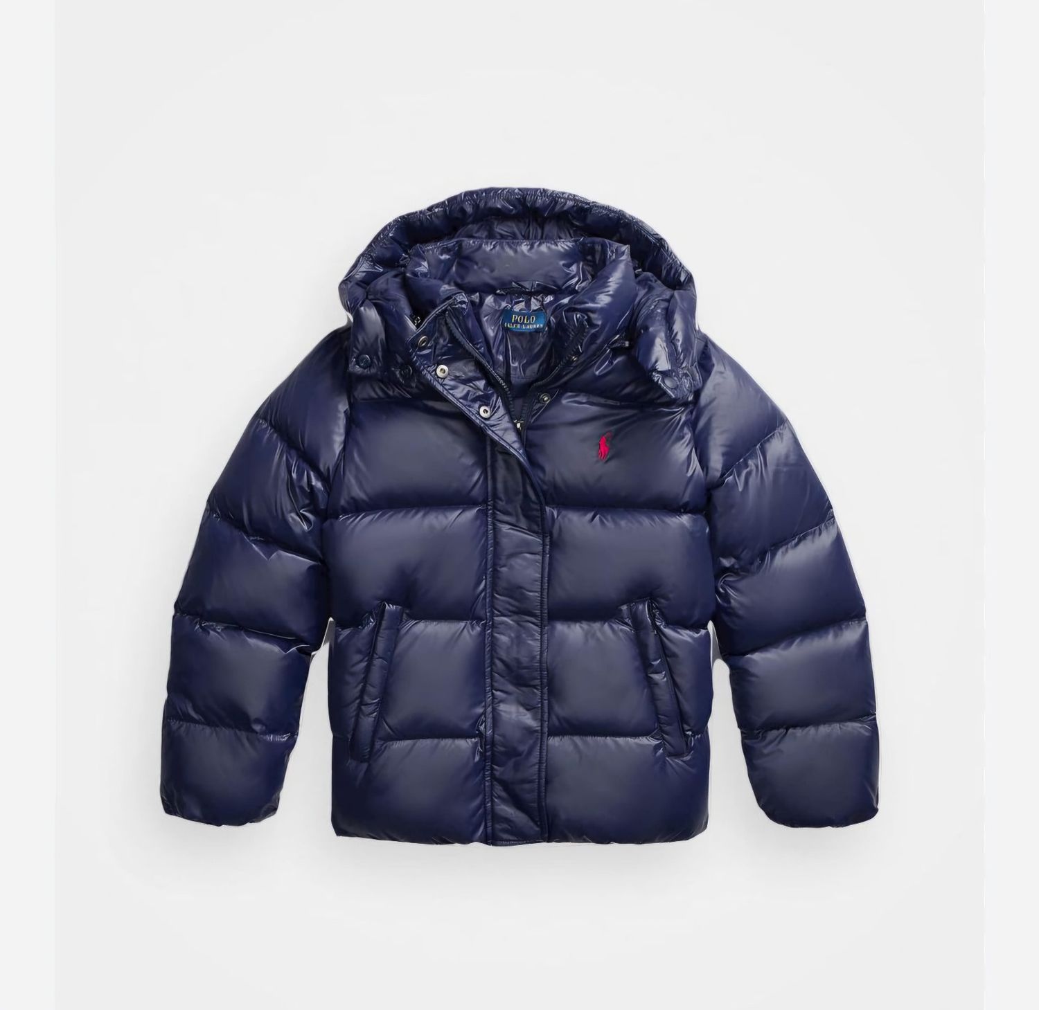 Polo Ralph Lauren The Gorham Glossed Down Jacket Blu Glossy