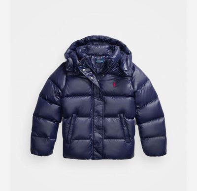 Polo Ralph Lauren The Gorham Glossed Down Jacket Blu Glossy