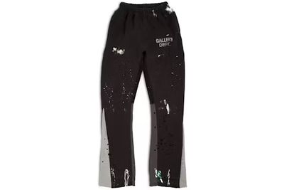 Pantaloni Gallery Dept Painted Flare Nero Lavato