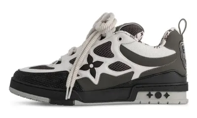 Skate Sneaker Grigio/Nero
