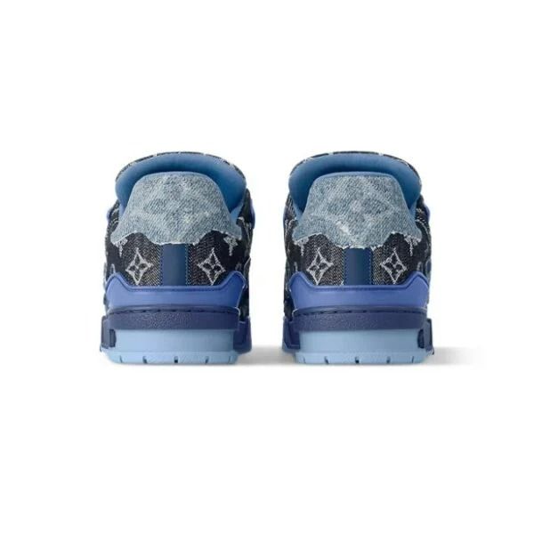 Trainer Monogram Denim Blu