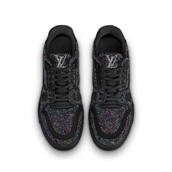 Trainer Nero Multicolor Rhinestone