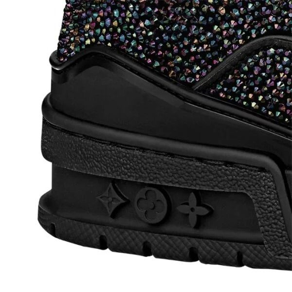 Trainer Nero Multicolor Rhinestone