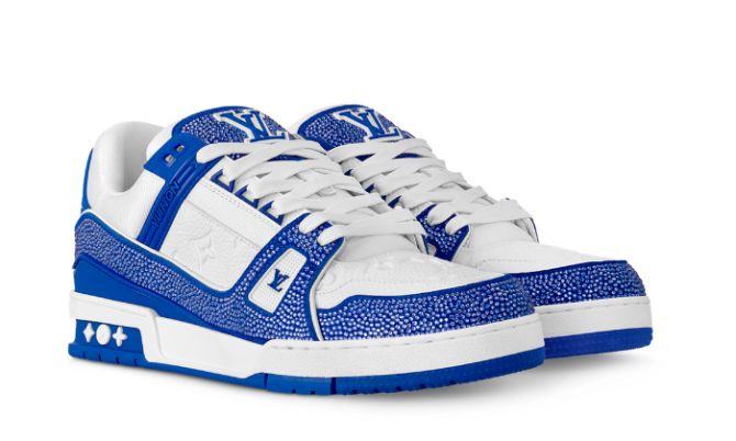 Trainer Blu Swarovski