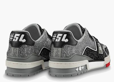 Trainer Nero Black Grey Crystal