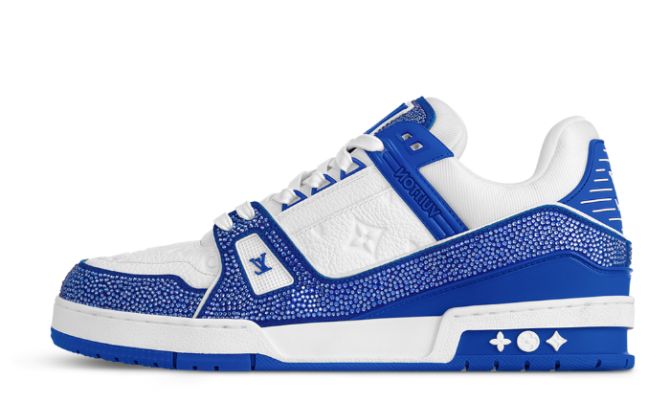 Trainer Blu Swarovski