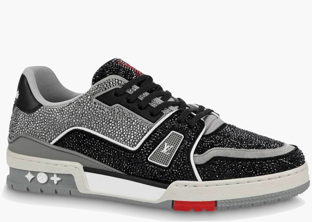 Trainer Nero Black Grey Crystal