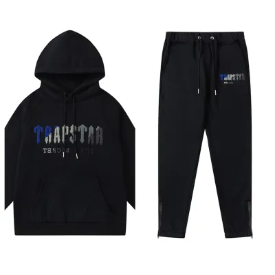TS London Chenille Decoded Tuta - Nero/Blu