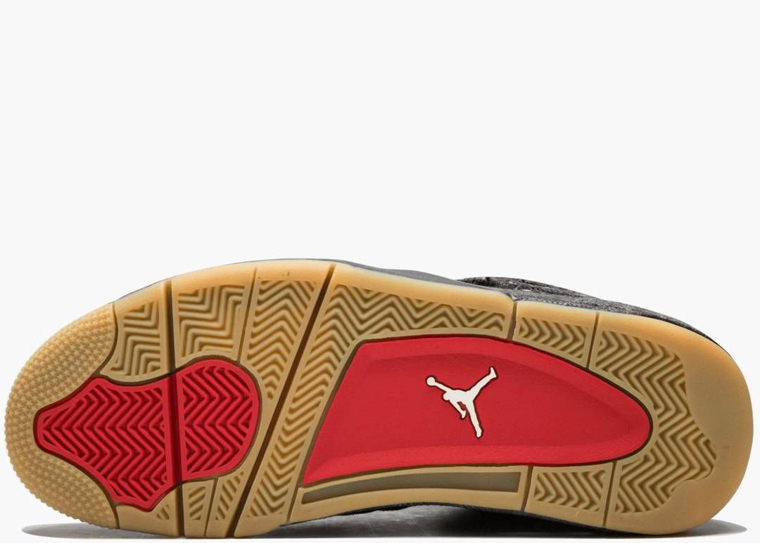 J 4 Retro Levis Denim Black