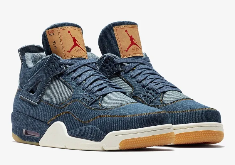 J 4 Retro Levis Denim Blu