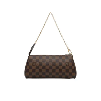 LV BORSA A TRACOLLA EVA IN TELA DAMIER MARRONE ED EBANO