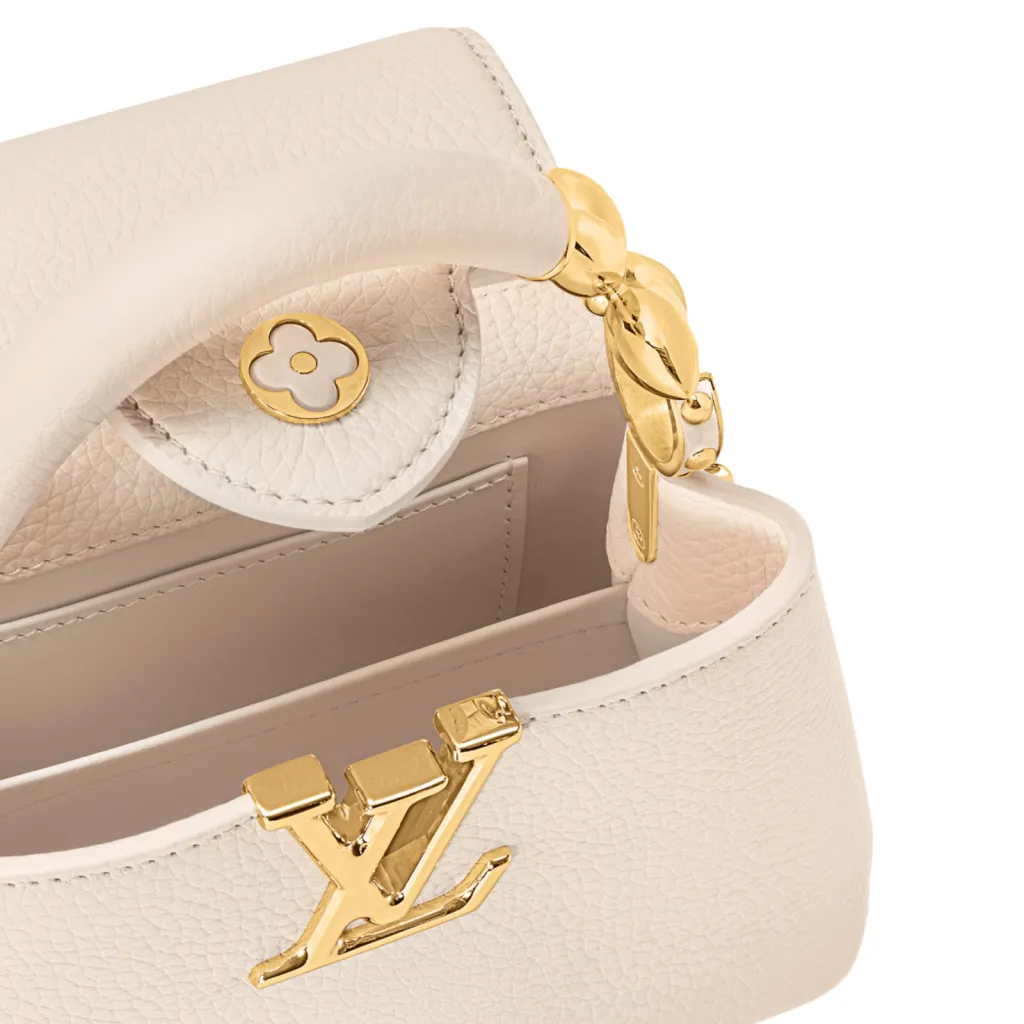 LV BORSA CAPUCINES MINI QUARZO