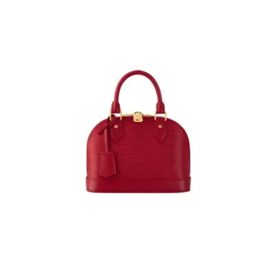 LV BORSA ALMA BB IN PELLE EPI ROSSO
