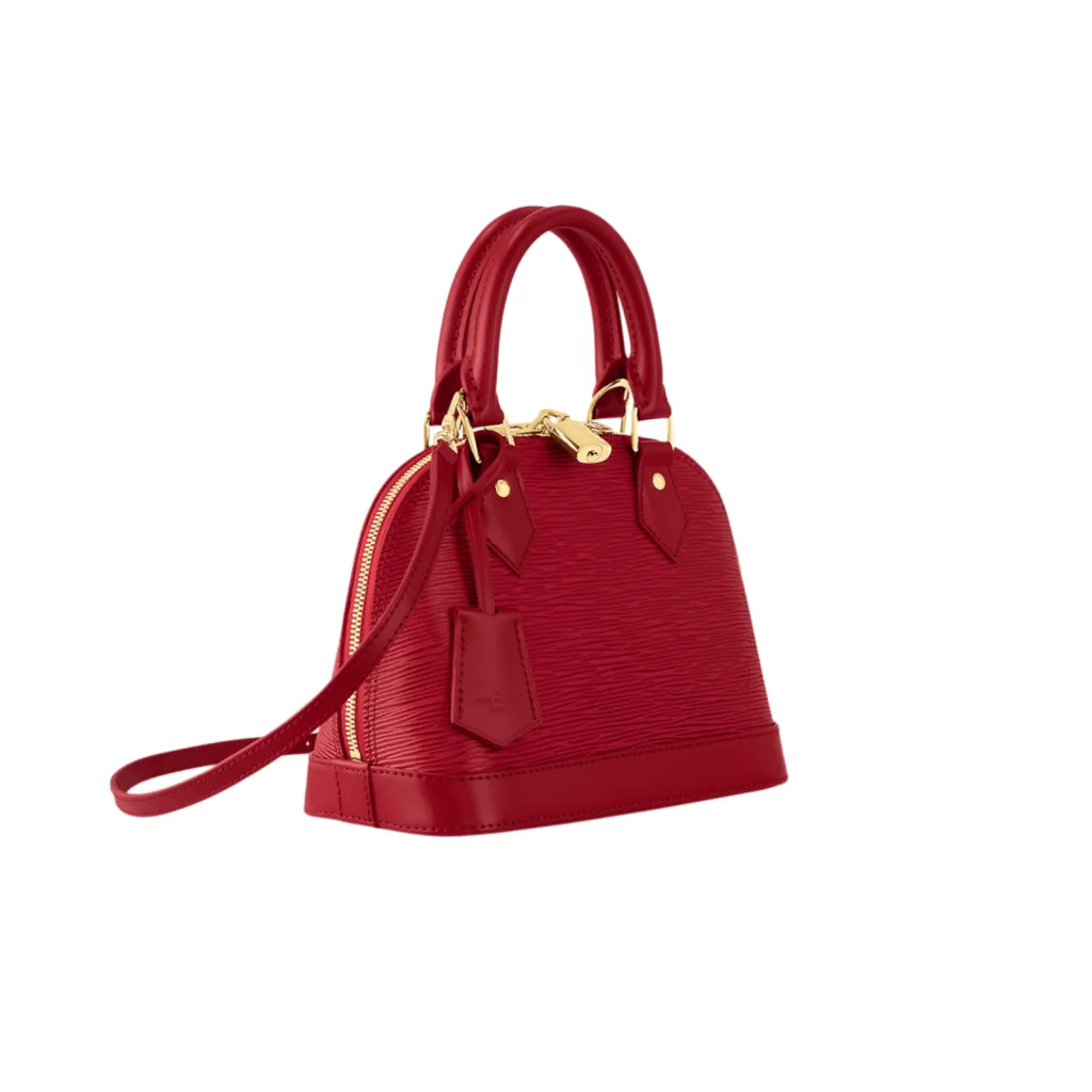 LV BORSA ALMA BB IN PELLE EPI ROSSO