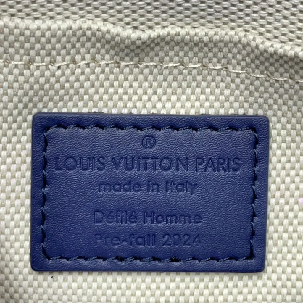 LV BORSA BANDOULIÈRE DAMIER HERITAGE BLU