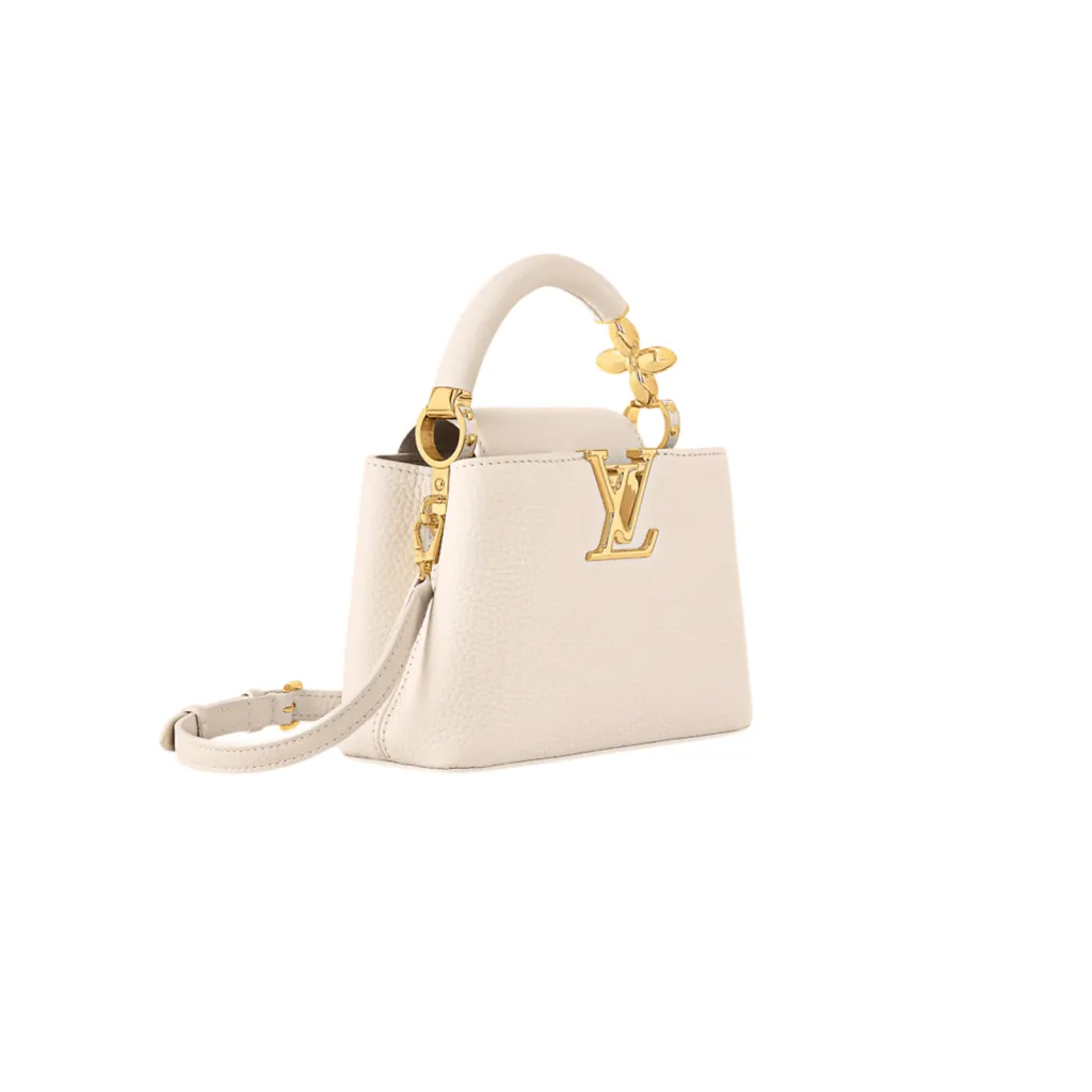 LV BORSA CAPUCINES MINI QUARZO