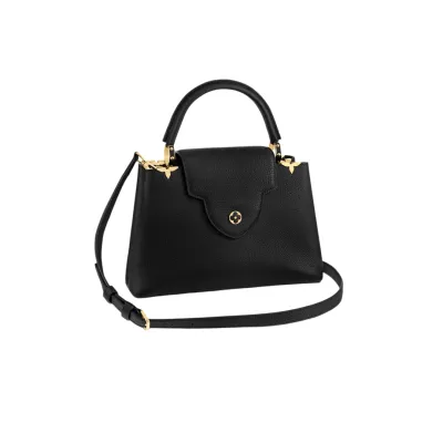 LV BORSA CAPUCINES MM NERA