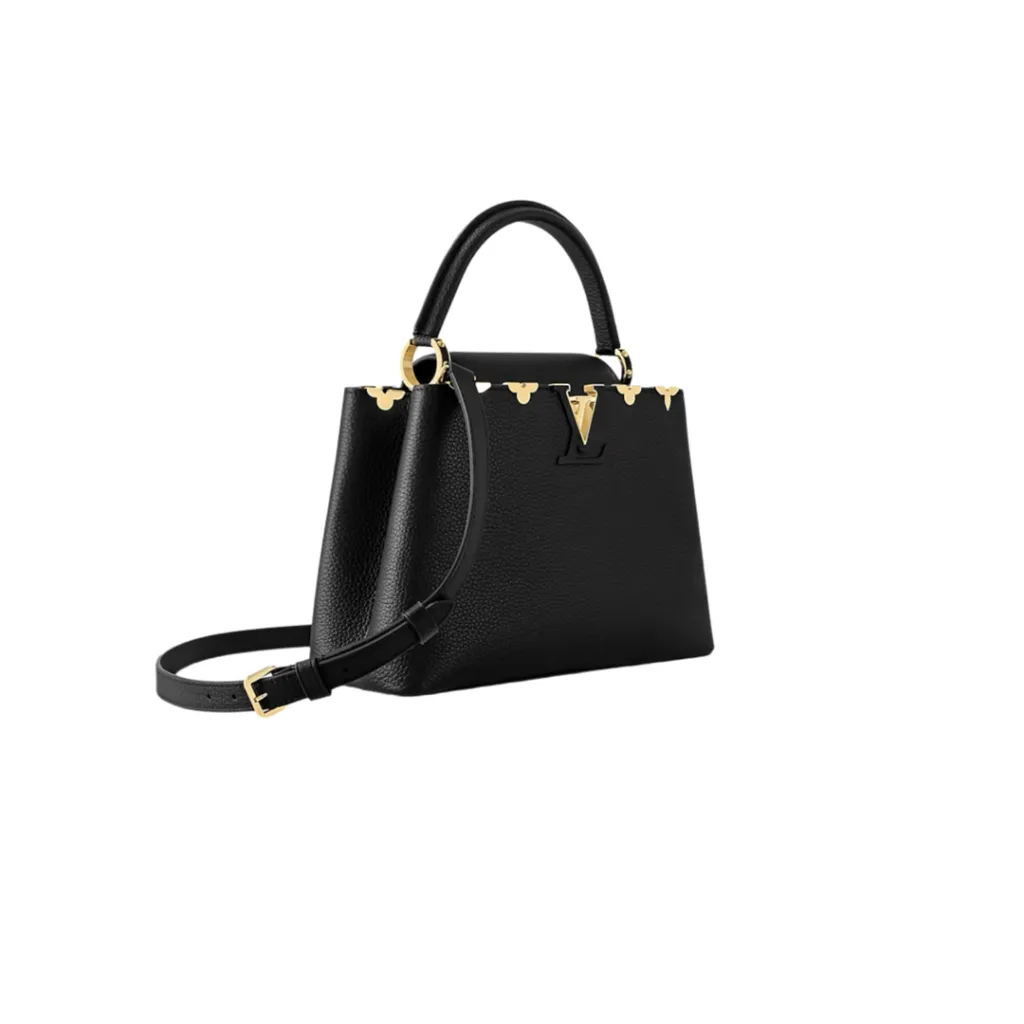 LV BORSA CAPUCINES MM NERA