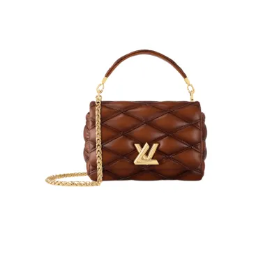LV BORSA GO – 14 MM MARRONE FUMÉ