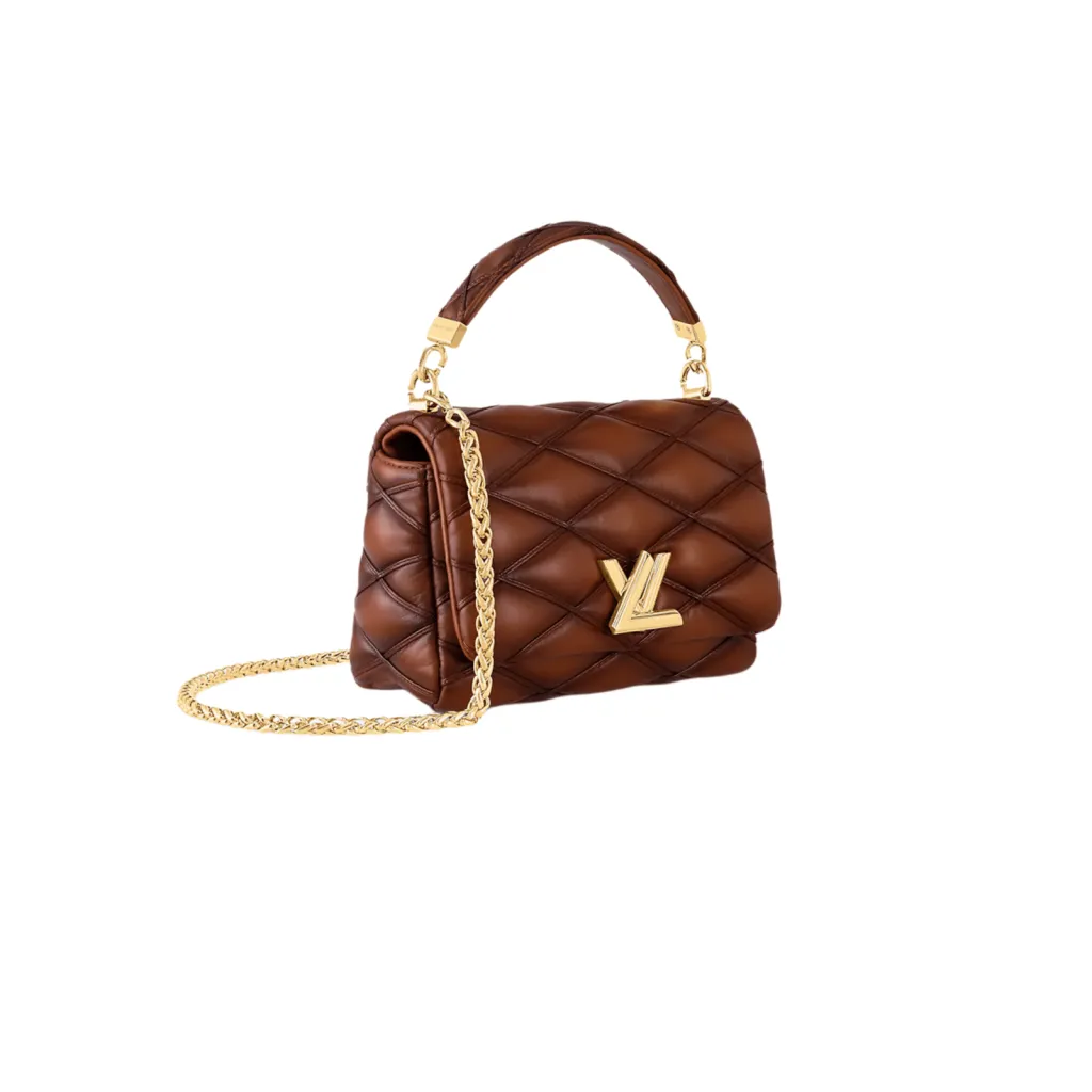 LV BORSA GO – 14 MM MARRONE FUMÉ