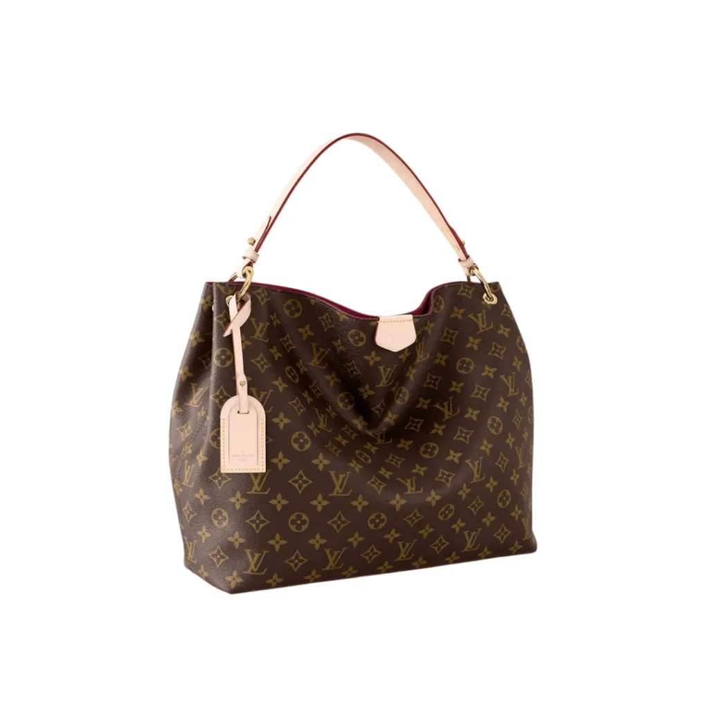 LV BORSA GRACEFULL MM TELA MONOGRAM ROSA PEONIA