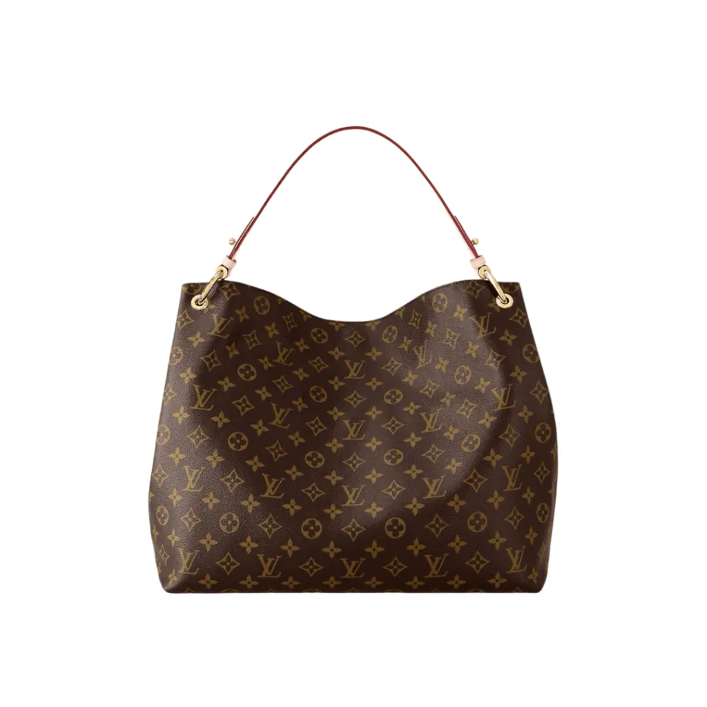 LV BORSA GRACEFULL MM TELA MONOGRAM ROSA PEONIA