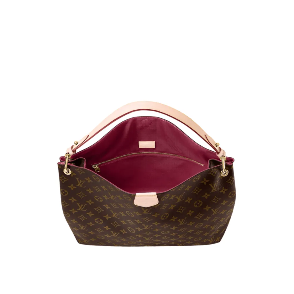 LV BORSA GRACEFULL MM TELA MONOGRAM ROSA PEONIA