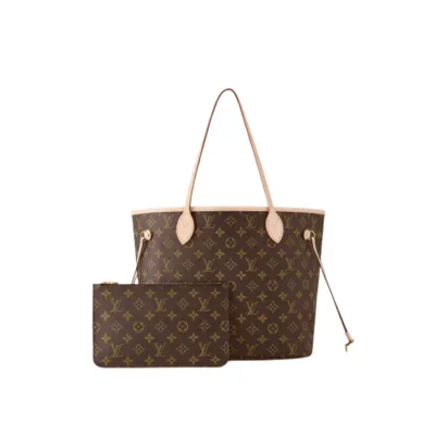 LV BORSA NEVERFULL MM TELA MONOGRAM/BEIGE