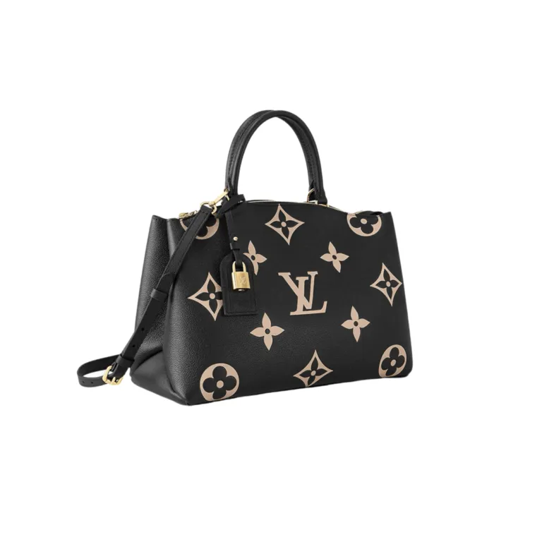 LV BORSA TOTE GRAND PALAIS PELLE EMPREINTE MONOGRAM BICOLOR