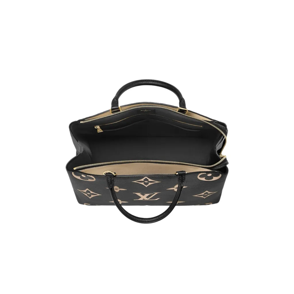 LV BORSA TOTE GRAND PALAIS PELLE EMPREINTE MONOGRAM BICOLOR