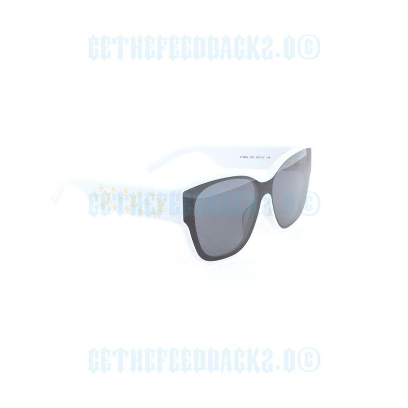 LV Black glasses wihte frame