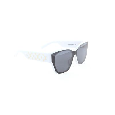 LV Black glasses wihte frame