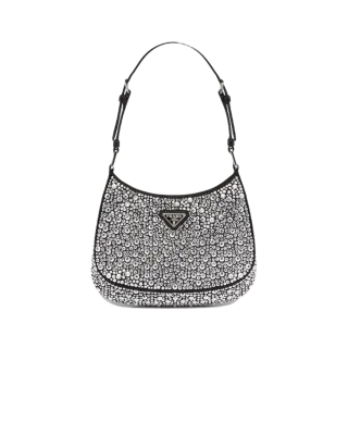PRADA BORSA SATIN CRYSTAL