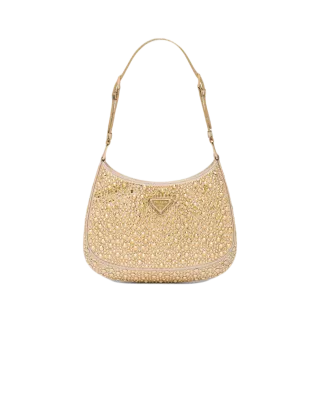 PRADA BORSA SATIN CRYSTAL