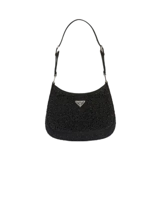 PRADA BORSA SATIN CRYSTAL