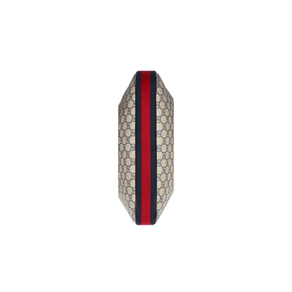 GG BORSA A SPALLA ATTACHE MEDIA BEIGE E BLU