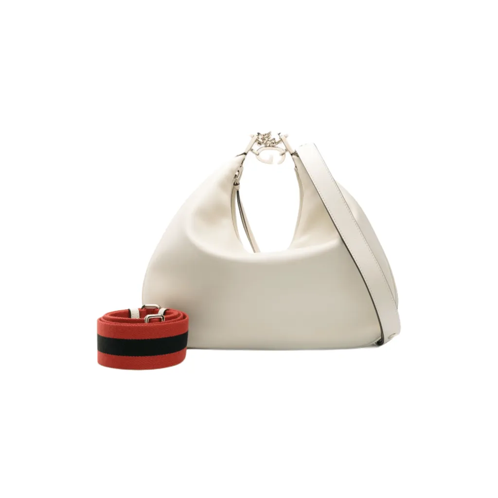 GG BORSA A SPALLA ATTACHE MEDIA CREMA