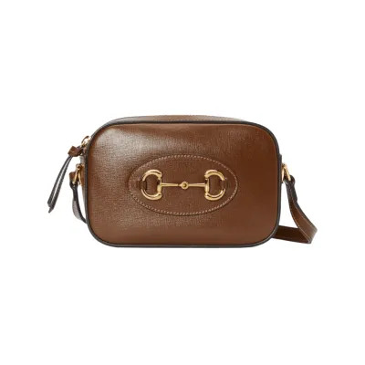 GG BORSA A SPALLA HORSEBIT 1955 MISURA PICCOLA SUPREME MARRONE