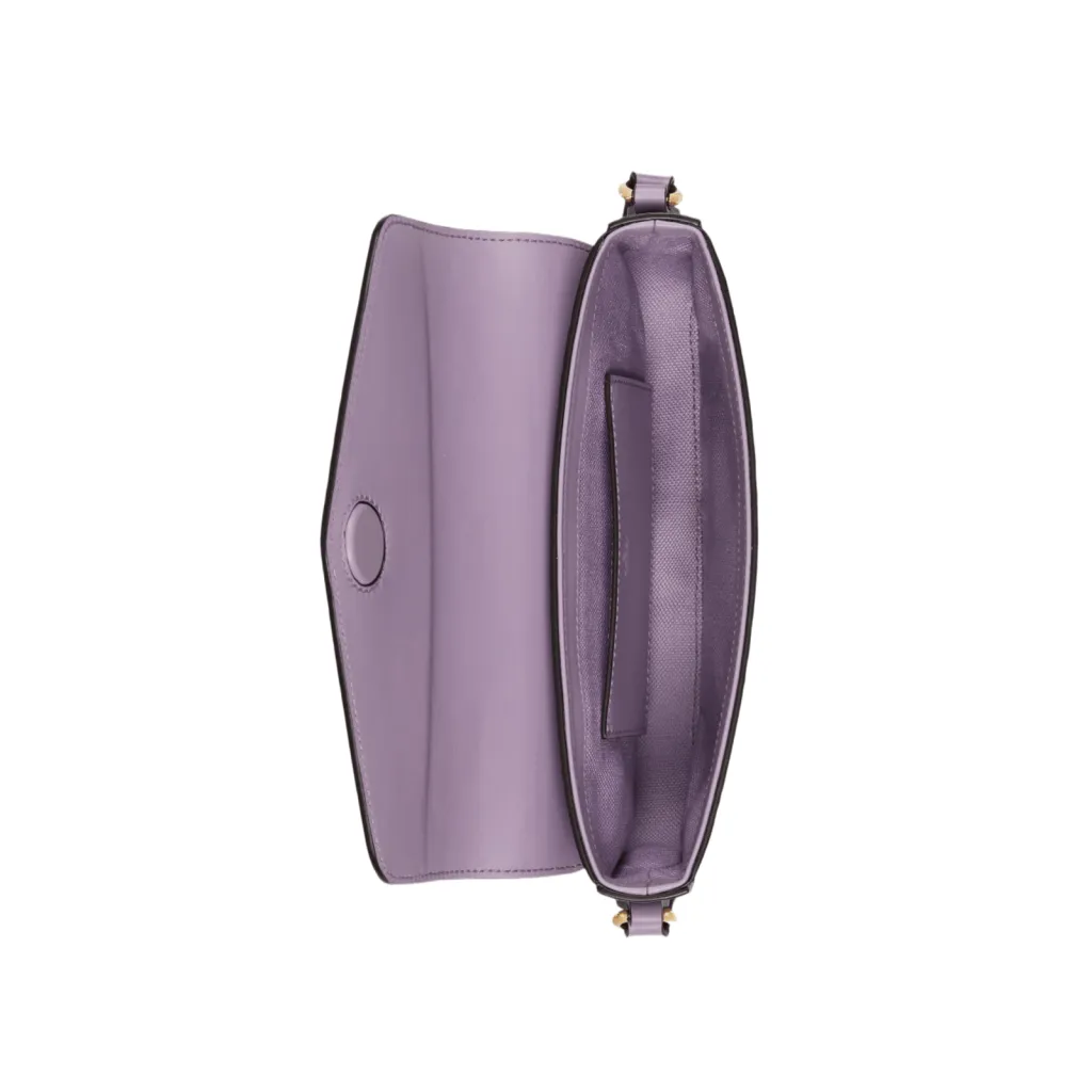 GG BORSA A SPALLA MINI IN PELLE LAVANDA